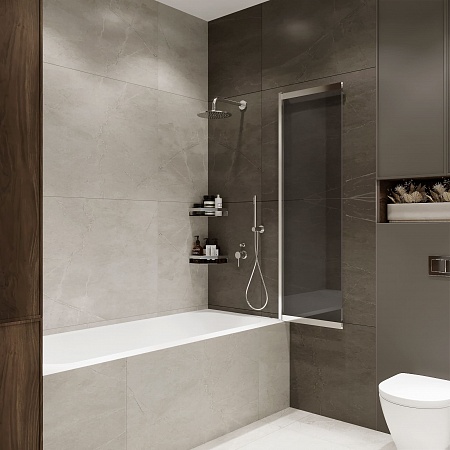 Шторка на ванну слайдер Terminus Ното 01 1500х900 проф.хром, тонированная Пятигорск - фото 3 Шторка на ванну слайдер Terminus Ното 01 1500х900 проф.хром, тонированная Пятигорск - фото 3