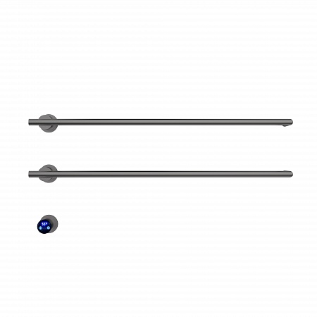 Рондо П2 350х760 электро Полотенцесушитель TERMINUS Оружейная сталь Пятигорск - фото 3