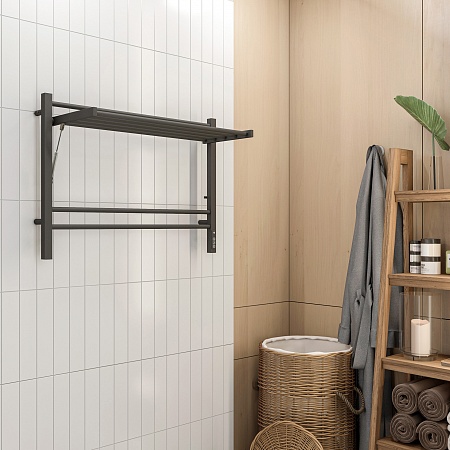 Горизонт П8 800х600 электро КС ЧЕРНЫЙ МУАР (sensor quick touch) Полотенцесушитель TERMINUS Пятигорск - фото 4