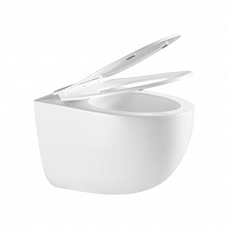 Подвесной унитаз безободковый Terminus Енисей Monolit 560х390 белый Пятигорск - фото 7