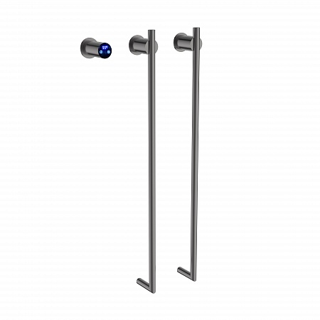 Рондо П2 350х760 электро Полотенцесушитель TERMINUS Оружейная сталь Пятигорск - фото 1