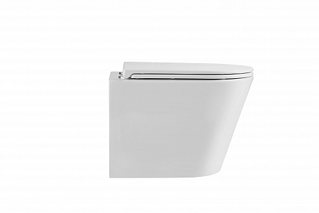 Подвесной унитаз безободковый Terminus Классик S 515х355 белый Пятигорск - фото 4