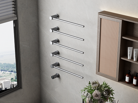 Аккорд П5 500х800 электро Полотенцесушитель TERMINUS Оружейная сталь Пятигорск - фото 5