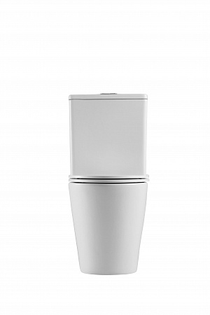 Напольный унитаз-компакт безободковый Terminus Аврора 625х390 белый Пятигорск - фото 6