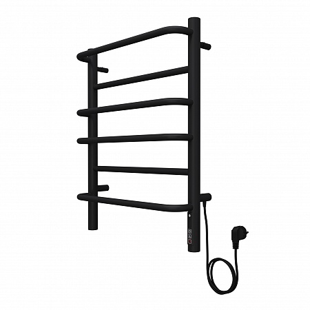 Евромикс П6 450х600 электро КС ЧЕРНЫЙ МУАР ( new встроен диммер) Полотенцесушитель TERMINUS Пятигорск - фото 1