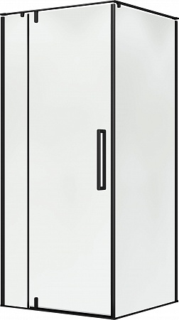 Душевой уголок распашной Terminus Альба 03 900х900х2200  квадрат чёрный Пятигорск - фото 1