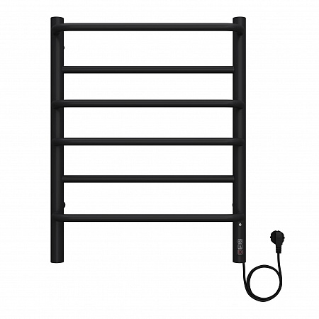 Евромикс П6 450х600 электро КС ЧЕРНЫЙ МУАР ( new встроен диммер) Полотенцесушитель TERMINUS Пятигорск - фото 2