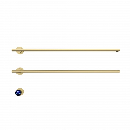 Рондо П2 350х760 электро Полотенцесушитель TERMINUS Брашированное золото Пятигорск - фото 3