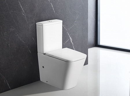 Напольный унитаз-компакт безободковый Terminus Ватикан 610х365 белый Пятигорск - фото 1 Напольный унитаз-компакт безободковый Terminus Ватикан 610х365 белый Пятигорск - фото 1