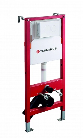 Пневматическая система инсталляции для подвесного унитаза 500х1125 (4 в 1 с клавишей смыва) Terminus Пятигорск - фото 2