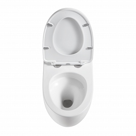 Подвесной унитаз безободковый Terminus Енисей Monolit 560х390 белый Пятигорск - фото 3