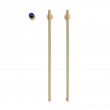 Рондо П2 350х760 электро Полотенцесушитель TERMINUS Брашированное золото Пятигорск - фото 2