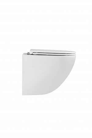 Подвесной унитаз безободковый Terminus Аврора Монолит 495х360 белый Пятигорск - фото 6