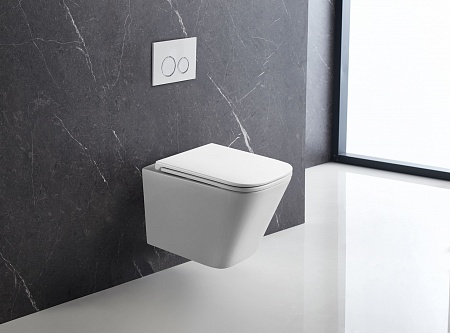 Подвесной унитаз безободковый Terminus Ватикан 490х340 белый Пятигорск - фото 1 Подвесной унитаз безободковый Terminus Ватикан 490х340 белый Пятигорск - фото 1