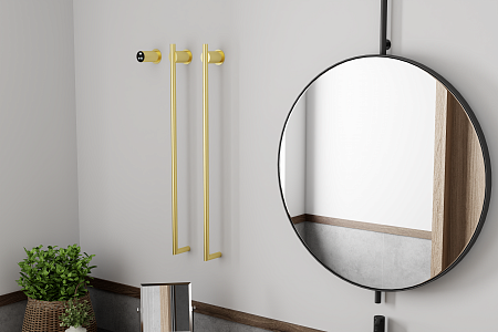 Рондо П2 350х760 электро Полотенцесушитель TERMINUS Брашированное золото Пятигорск - фото 6