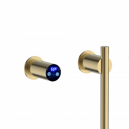 Рондо П2 350х760 электро Полотенцесушитель TERMINUS Брашированное золото Пятигорск - фото 4