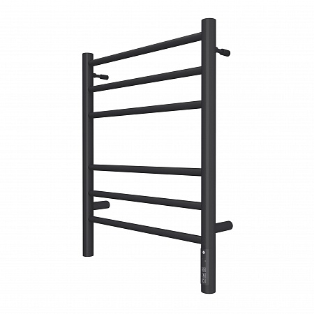 Аврора П6 450х600 электро КС ЧЕРНЫЙ МУАР ( new встроен диммер) Полотенцесушитель TERMINUS Пятигорск - фото 1