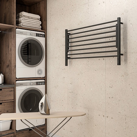 Горизонт П8 1000х600 электро КС ЧЕРНЫЙ МУАР (sensor quick touch) Полотенцесушитель TERMINUS Пятигорск - фото 3