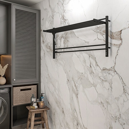 Горизонт П8 1200х600 электро КС ЧЕРНЫЙ МУАР (sensor quick touch) Полотенцесушитель TERMINUS Пятигорск - фото 4